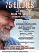  October 10 anniversary evening of the writer Rimantas Povilas Vanags