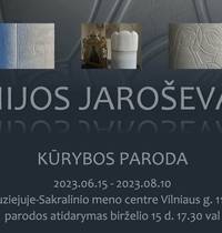 Opening of the exhibition of Ksenija Jaroševaitė's work